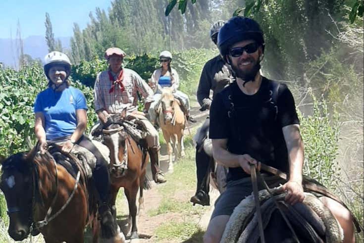 Felices después de la cabalgata
