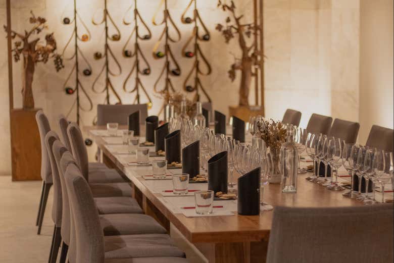 Sala degustazione della cantina