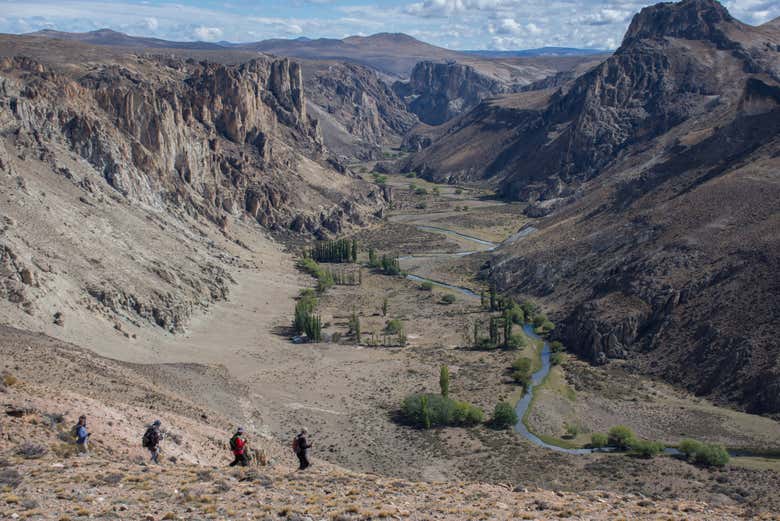 Paisajes del Cañadón del río Pinturas