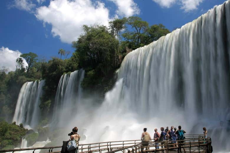 Panorámica de una de las cataratas