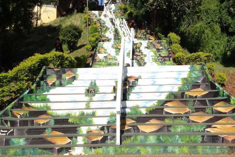 Escadaria artística de Posadas