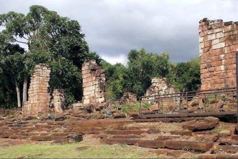 The ruins at the reduction of Nuestra Señora de Santa Ana