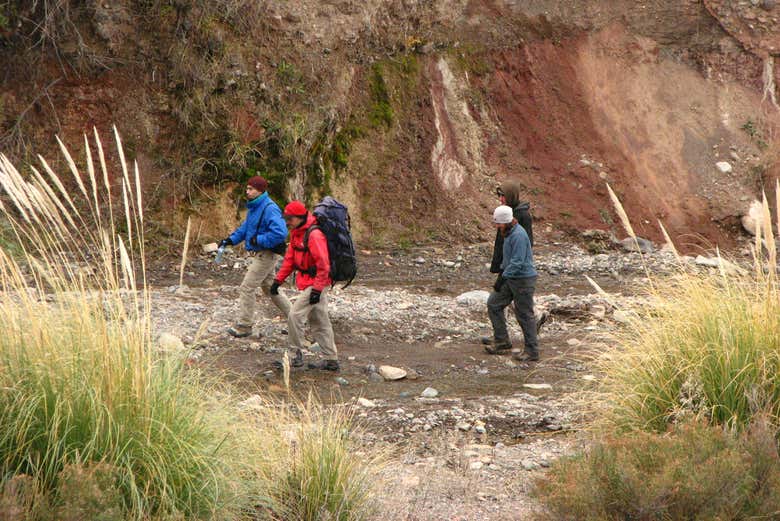 Haciendo trekking