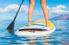 Paddle surf en el embalse Potrerillos