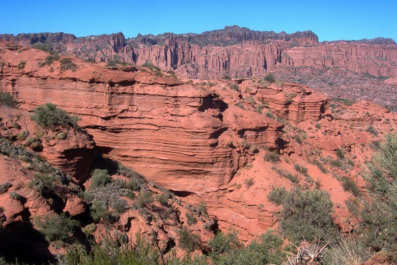 Panoramica del parco nazionale Sierra de las Quijadas