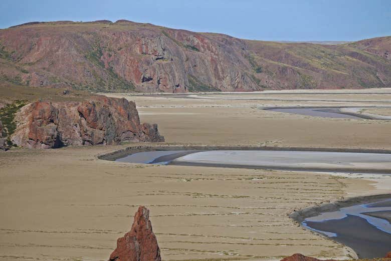 Paisajes junto al Campamento Darwin