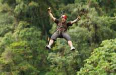 Entrada a Fly Park con transporte