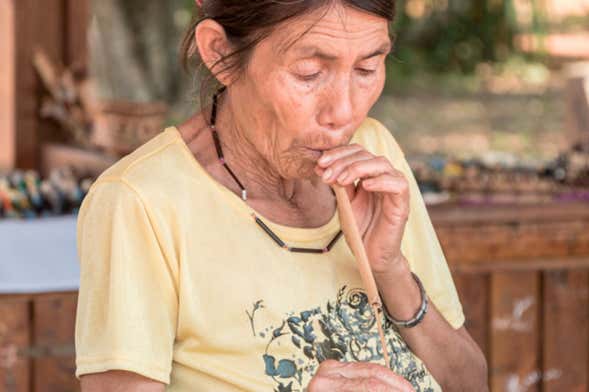 Excursión a una aldea aborigen