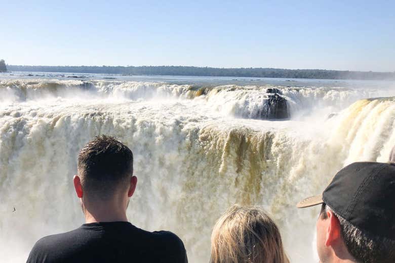 Admirando el lado argentino