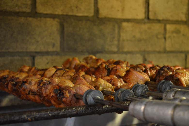 Disfrutaréis de un buffet libre de carnes