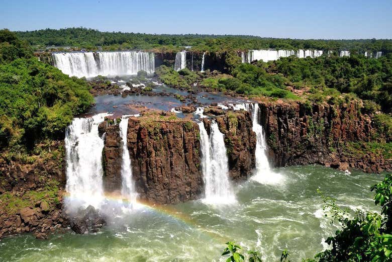 Le cascate di Iguazú dal lato brasiliano