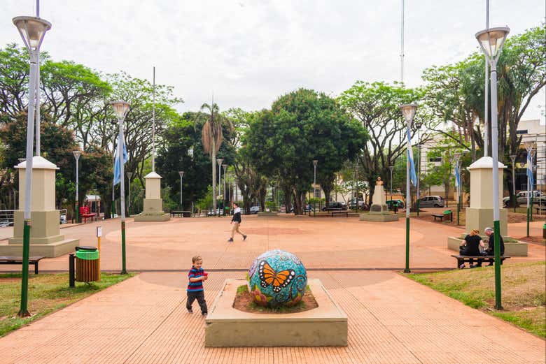 Centro histórico de Puerto Iguazú