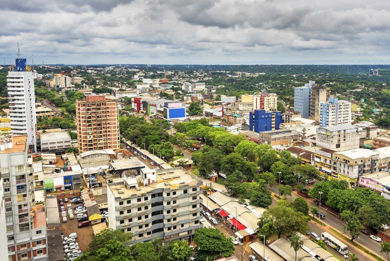 Buildings in Ciudad del Este