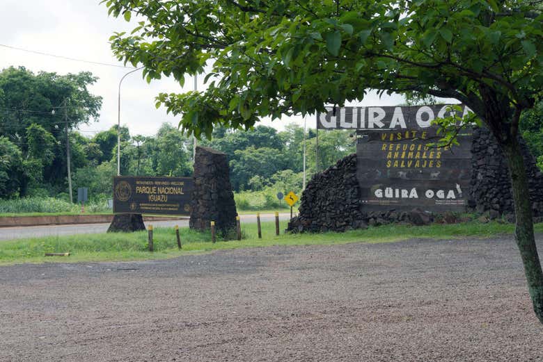 Entrada a GüiráOga