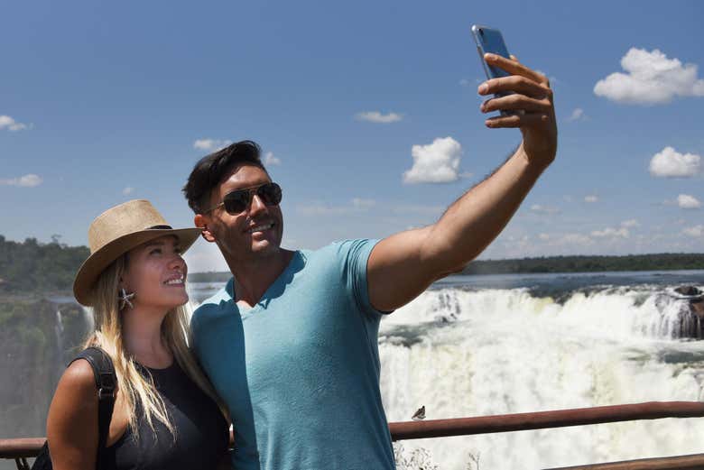 Selfie en el lado argentino