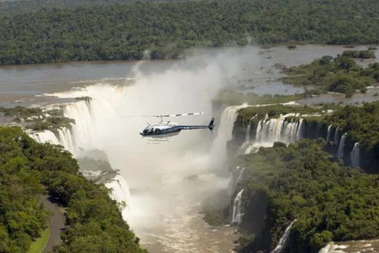 Helicóptero para el paseo