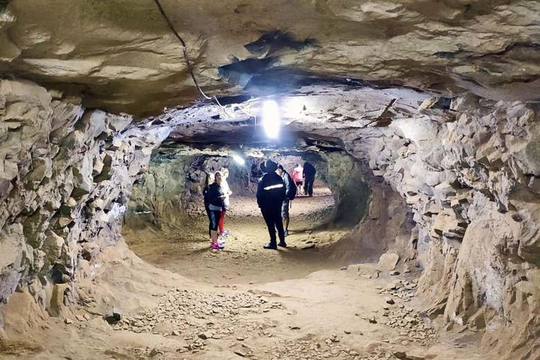 Interior de las minas de Wanda
