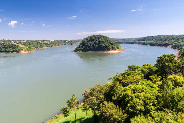 Paisaje del río Paraná