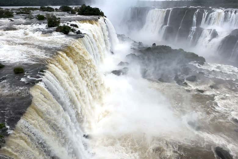 Panorámica del lado brasileño