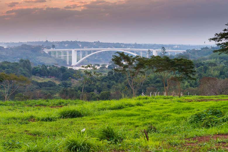 Friendship Bridge in Brazil