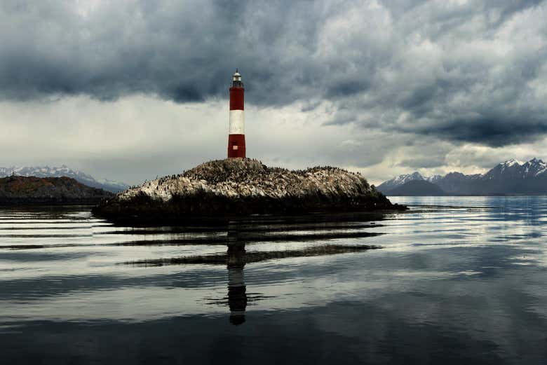 Farol de Les Éclaireurs, no Canal Beagle