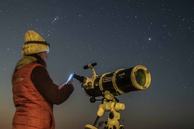 Desde el observatorio en El Doradillo