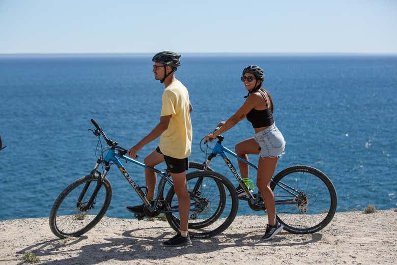 Una parada para contemplar el Golfo Nuevo