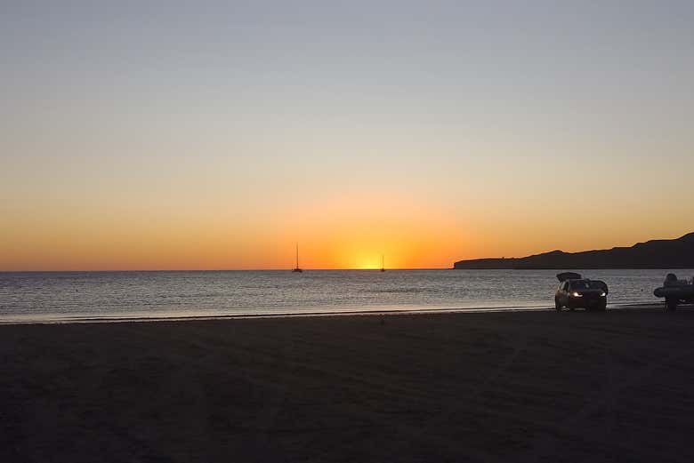 Luces del atardecer