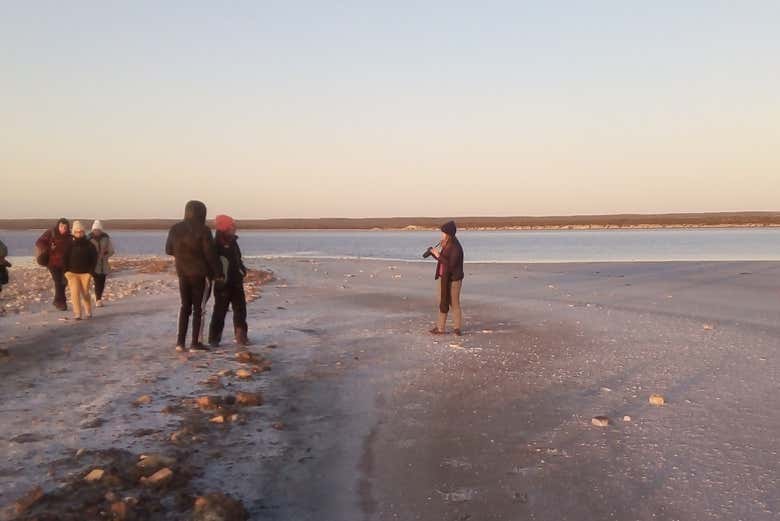 Atardecer en las salinas