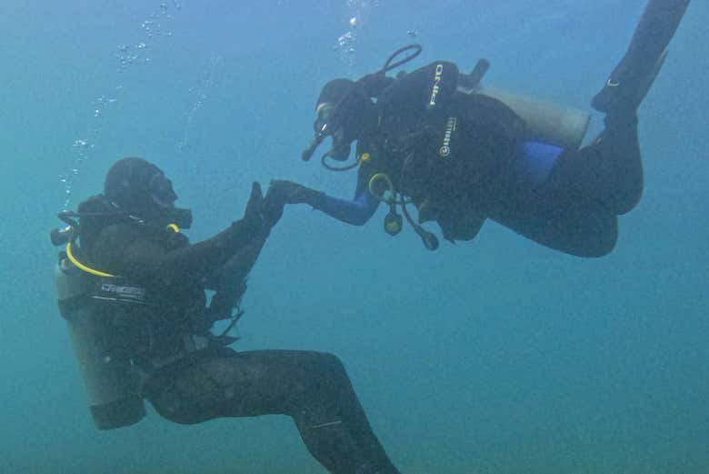 Durante la inmersión