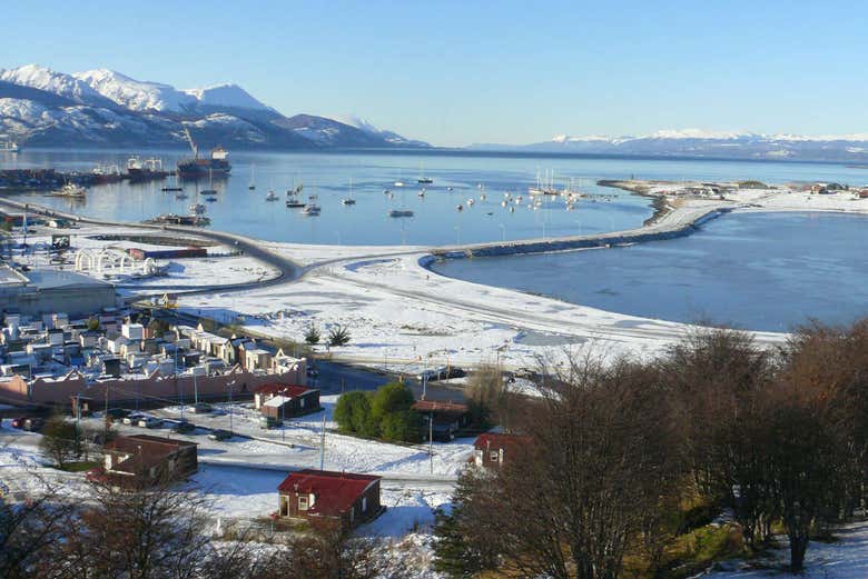 Ushuaia under the cover of snow