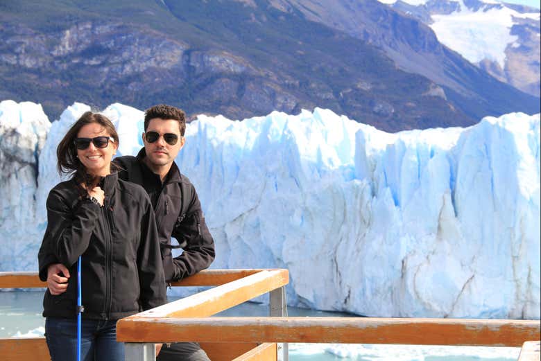 Visitando o glaciar Perito Moreno