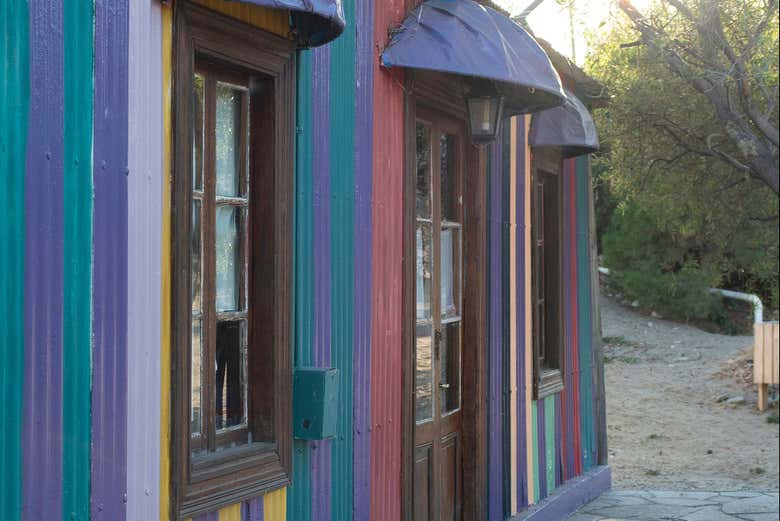 Las coloridas casas de Puerto Pirámides