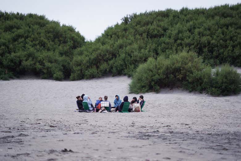 Una actividad de lo más relajante en Puerto Pirámides 