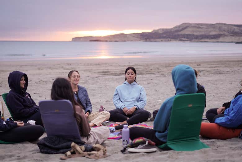 Atardece en Puerto Pirámides 