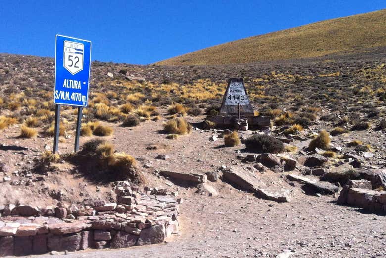 Altitude of Salar Grande