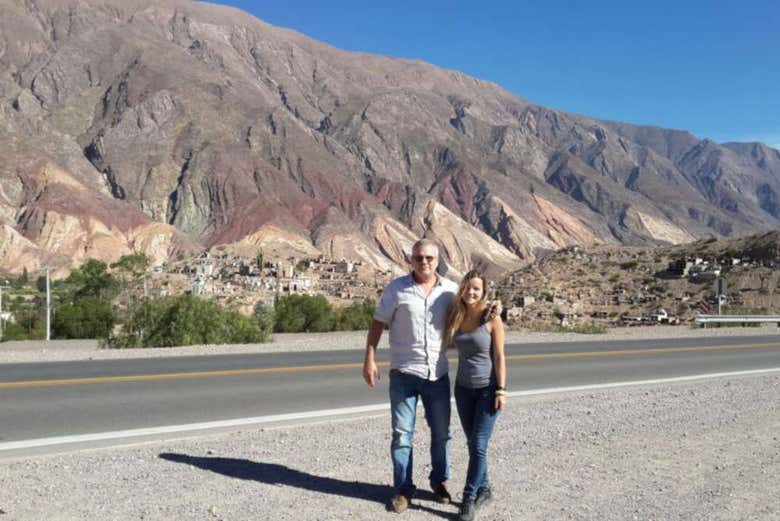 Enjoying the tour of Humahuaca
