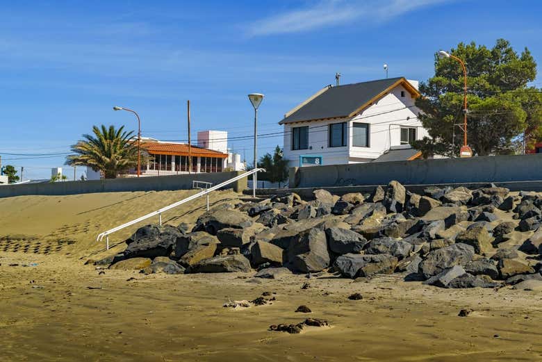 Casas de la costa de Rada Tilly