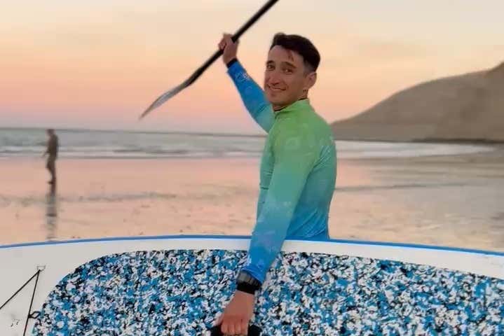Listos para el paddle surf en Rada Tilly