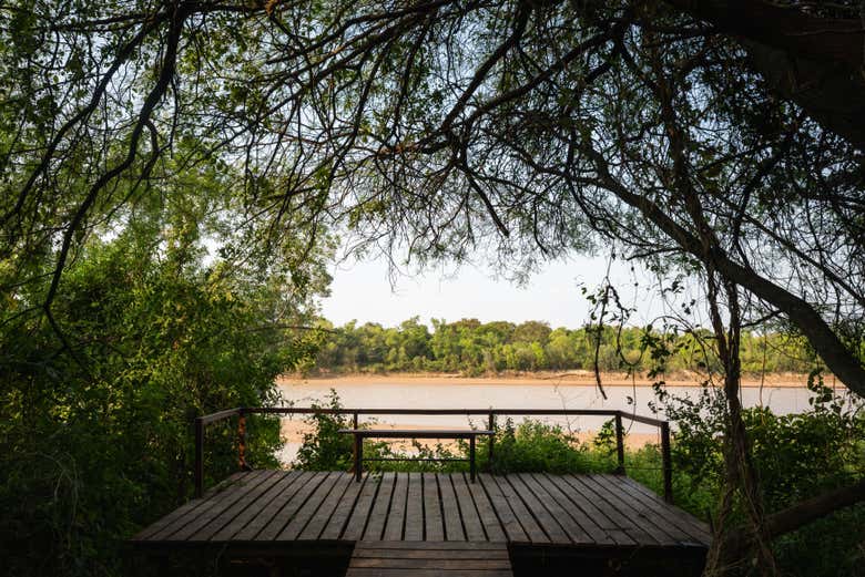 L'un des belvédères du parc