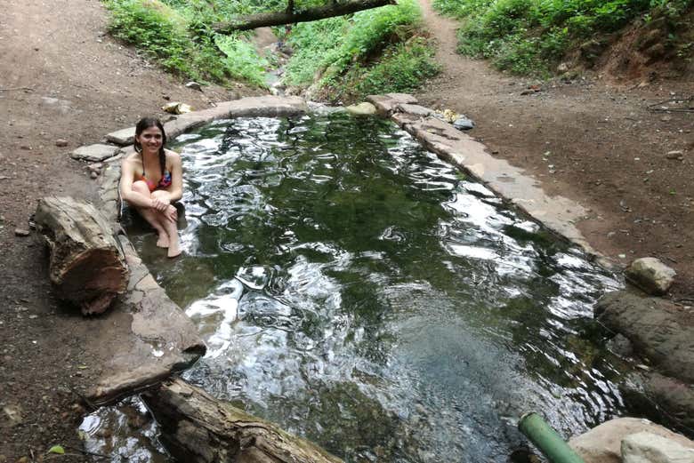 Disfrutando de las termas de Rosario de la Frontera