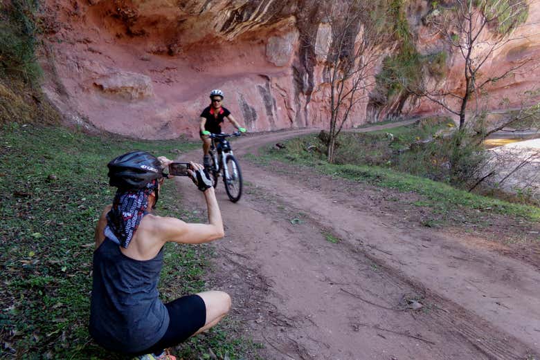 Trilha pelo Caminho Inca de bicicleta