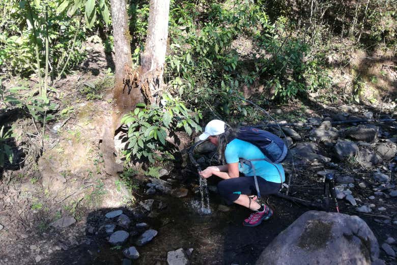 Trilha pelas termas de Rosario de la Frontera