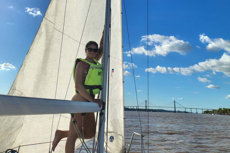 Será un paseo en velero inolvidable