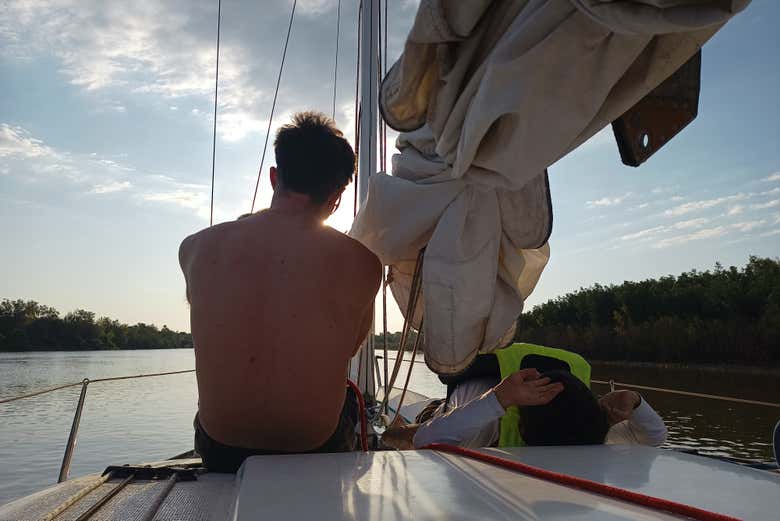 Una navegación de lo más tranquilo por el río Paraná