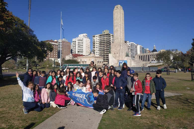 Disfrutando de la visita guiada por Rosario