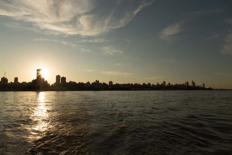 Rosario al atardecer