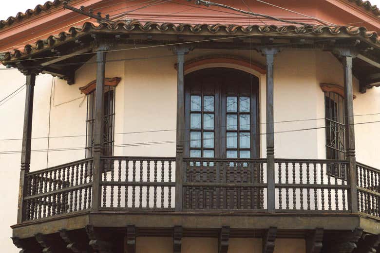 Balcón del casco antiguo de Salta