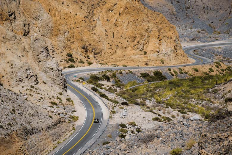 Una strada della Quebrada del Toro