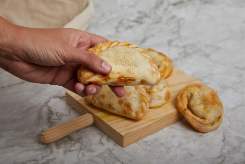 Delle empanadas pronte per essere gustate